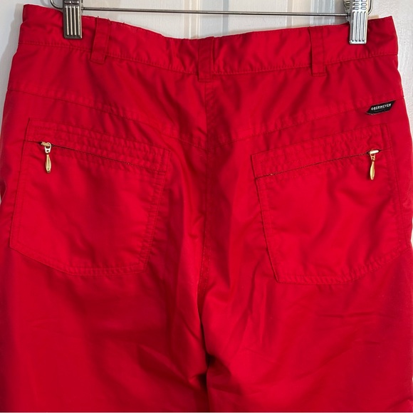 EUC! Obermeyer Red Ski Pants Women’s Sz 6 Snow Snowboard Ski Waterproof - Picture 6 of 15